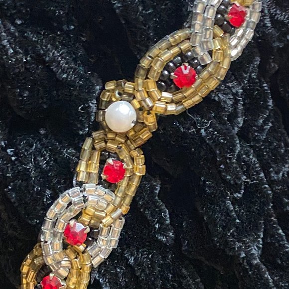 Vintage Amarotico Beaded Velvet Jacket - Picture 8 of 10